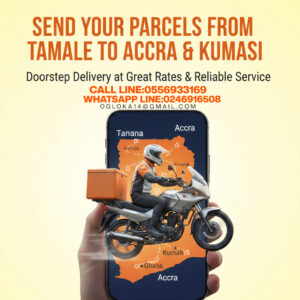 Send Your Parcels From Tamale to Accra & Kumasi